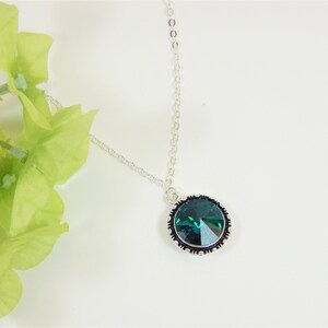 May Birthstone Crystal Pendant (N259)