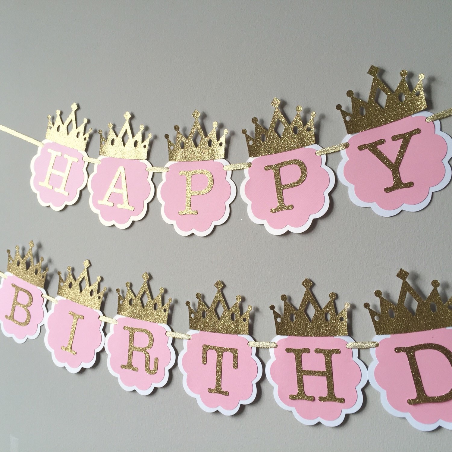 Princesses birthday banner Princesses banner Princesses birthday birthday girl. Princesses birthday decorations