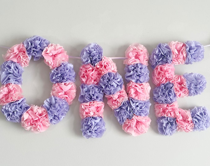 Pink and purple birthday backdrop, Valentine's day birthday decor, custom name backdrop