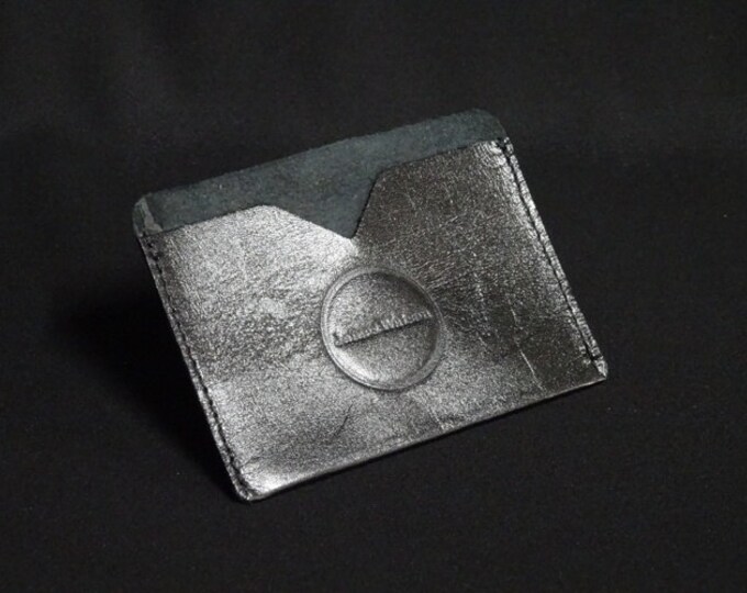 Pocket Wallet - Holds 6 cards and cash - Thin Black - Mens Womens Custom Strong Slim Card Sleeve Wallet RFID Credit Card Chip Protection