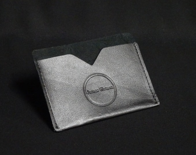 Pocket Wallet - Holds 6 cards and cash - Soft Black - Genuine Kangaroo Leather Wallet Mens Womens Slim Card Wallet RFID Chip Protection