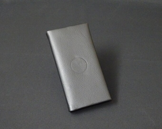 Samsung Galaxy S7 S6 S6Edge S5 S4 S3 A3 A5 J3 - Smartfold Phone Wallet - Genuine Kangaroo Leather Phone Case Wallet RFID - Matte Black