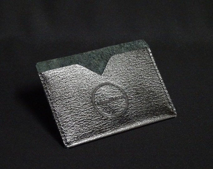 Pocket Wallet - Holds 6 cards and cash - Black - Genuine Kangaroo Leather Wallet Mens Womens Slim Card Wallet RFID Chip Protection Blocking