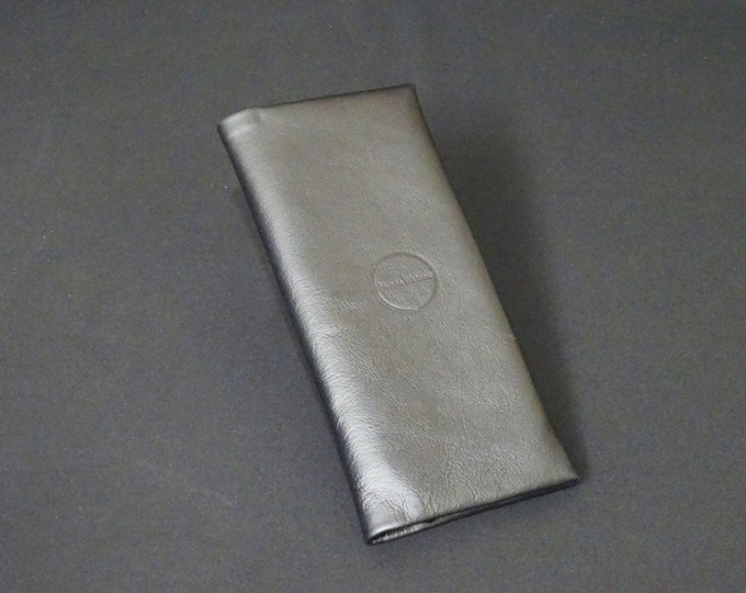 Billfold14 Wallet - Handmade Kangaroo leather phone wallet purse coin id with RFID Credit Card blocking - Black