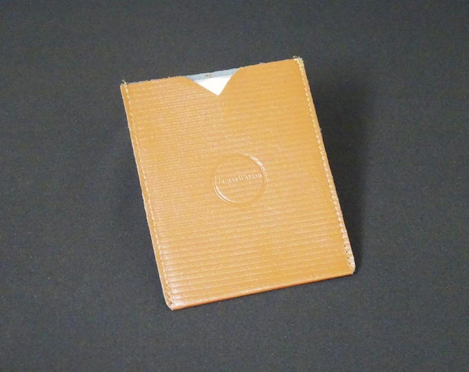 Passport Sleeve with Chip Protection - Kangaroo leather travel pouch rfid pass ticket handmade - Gloss Brown Stripes