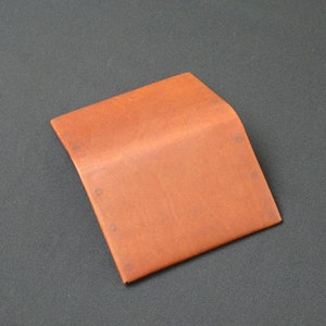 Portefeuille bantam 6 poches - Cuir de kangourou véritable homme femme solide et mince carte sans couture espèces porte-monnaie en cuir RFID - havane whisky {3}