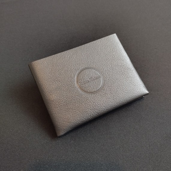 6Pocket Wallet - Genuine Kangaroo Leather Mens Womens Strong Slim Stitchless Card Leather Wallet RFID - Matte Black