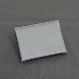 Portefeuille Bantam 8 poches - Cuir de kangourou véritable pour homme et femme, solide et mince, carte sans couture, porte-monnaie en cuir RFID - Noir mat