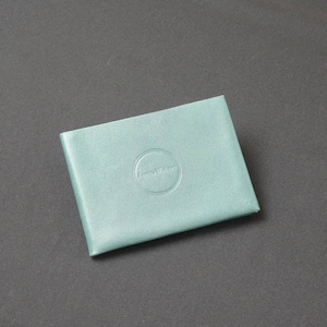 Portefeuille 6 poches - Portefeuille en cuir de kangourou véritable pour homme et femme, solide et mince, sans couture, RFID - Vert nature