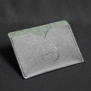 Portefeuille de poche - Peut contenir 6 cartes et de l'argent - Portefeuille en cuir de kangourou véritable Porte-cartes mince pour homme et femme avec protection contre les puces RFID - Noir ferme