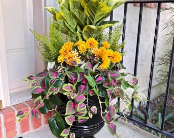 Artificial Floral Urn Filler: Front Porch Arrangement