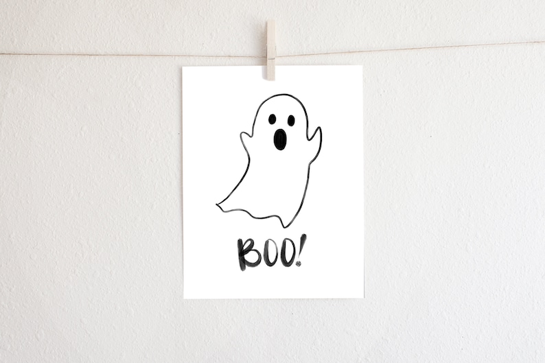 Boo! Adorable Ghost - Printable Halloween Encouraged Artwork - Quick Obtain - Wall Artwork House Decor Occasion Decor Family vacation Decor photo regarding Ghost Printable known as Boo! Adorable Ghost - Printable Halloween Encouraged Artwork - Immediate Obtain - Wall Artwork Property Decor Bash Decor Family vacation Decor