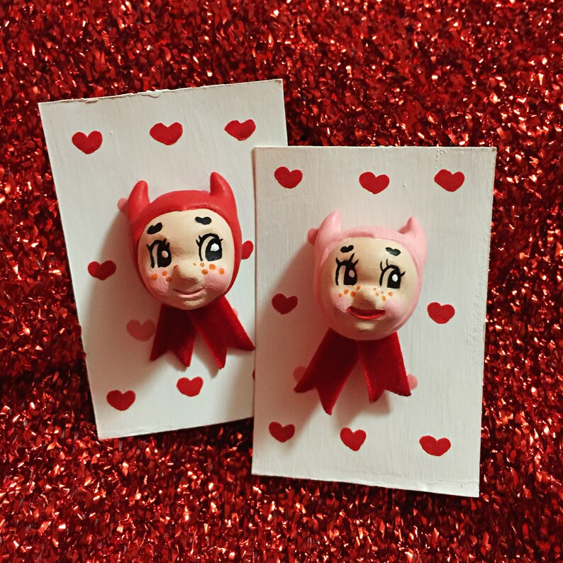 Little Devil Valentines Day Pin image 0