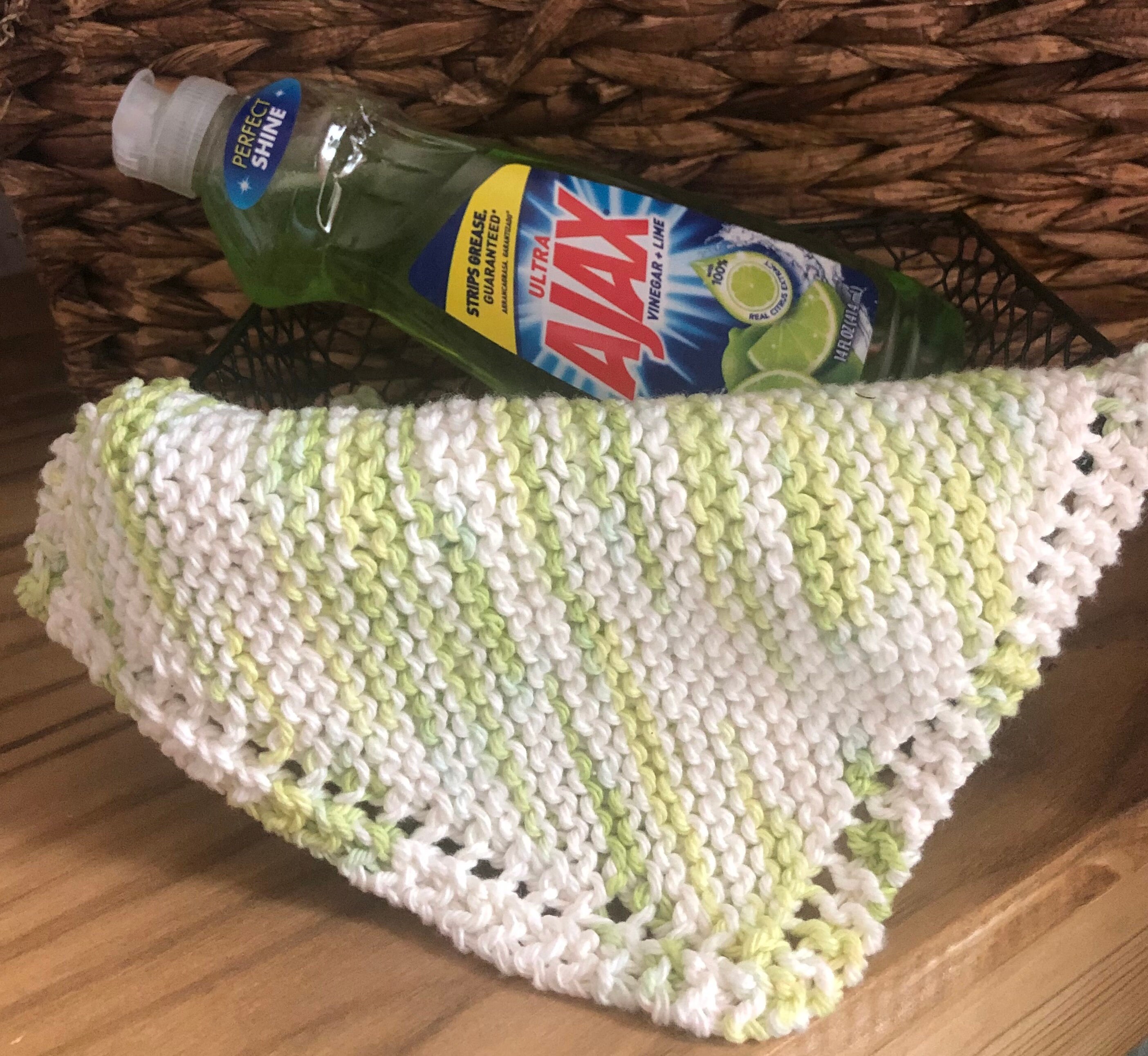 Hand knitted 100 cotton washcloths Etsy