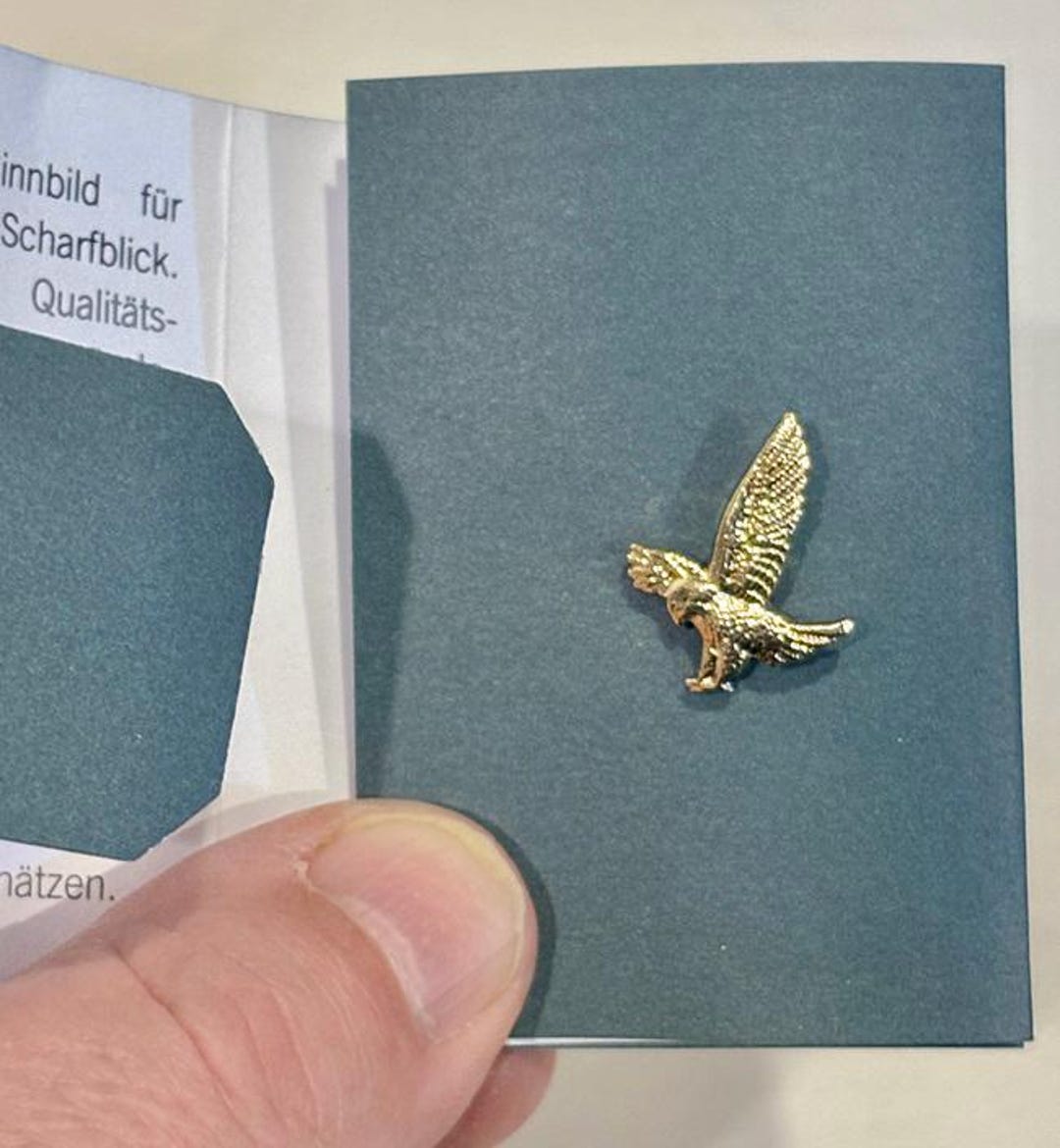Crescent Hawk Pin Swarovski Hawk Pin, Unique Promo Item, NEW! - Etsy