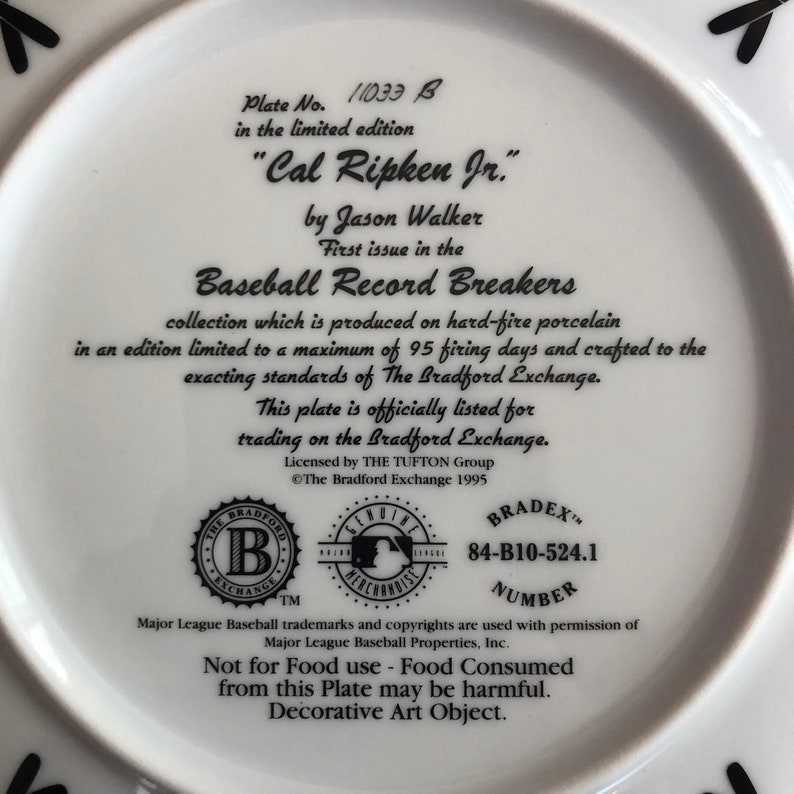 Baseball Record Breakers: Cal Ripken Jr. - Etsy