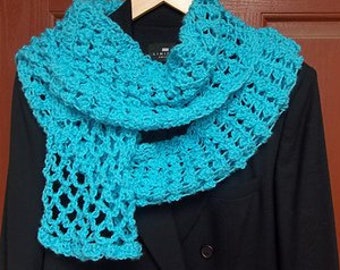 Crochet Pattern:  Simply Alluring Crochet Scarf