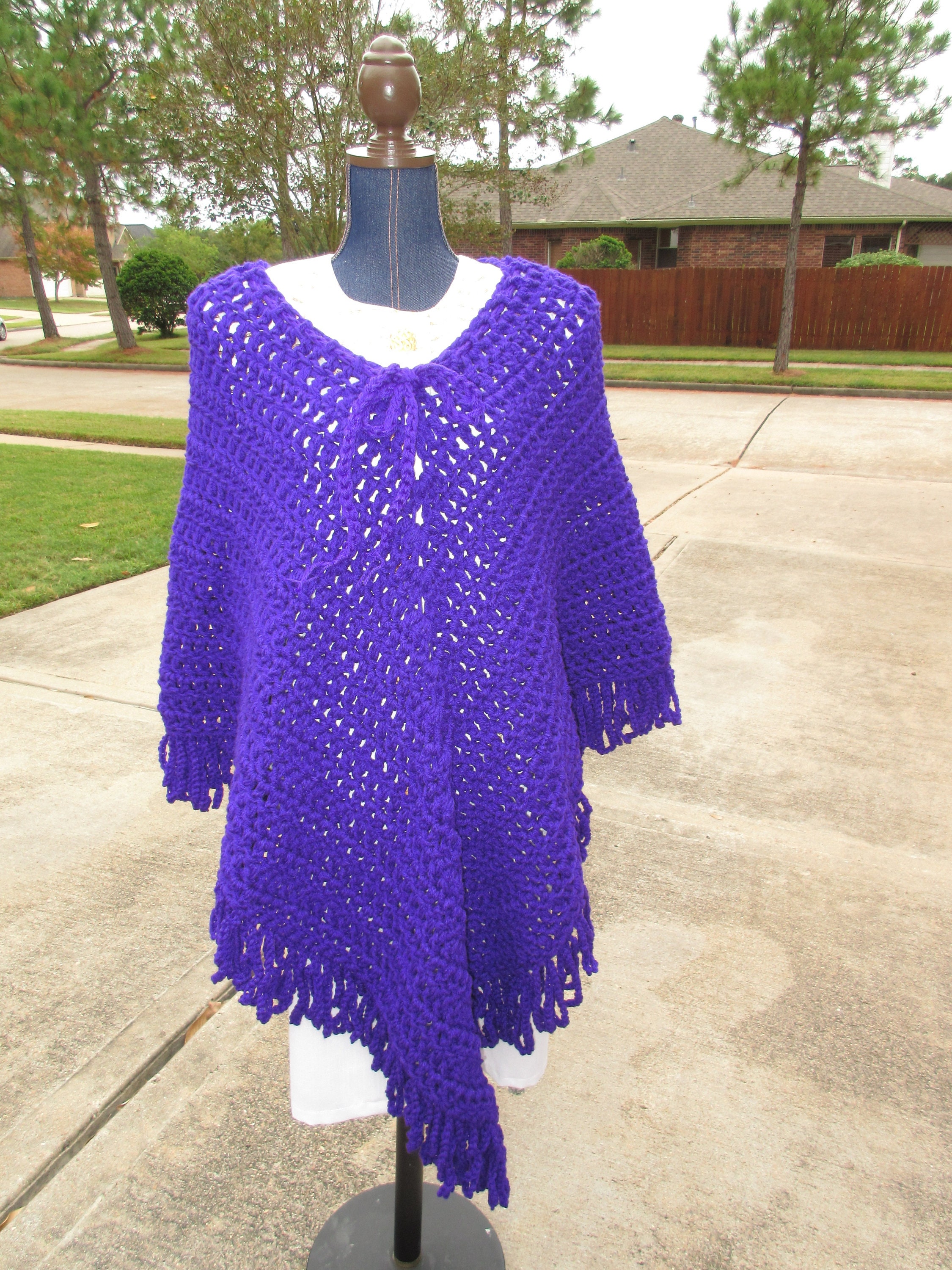 40 Plus Size Crochet Patterns for Stylish, Comfortable Wearables 20 Crochet Pattern: Plus Size Crochet Ponchos (L