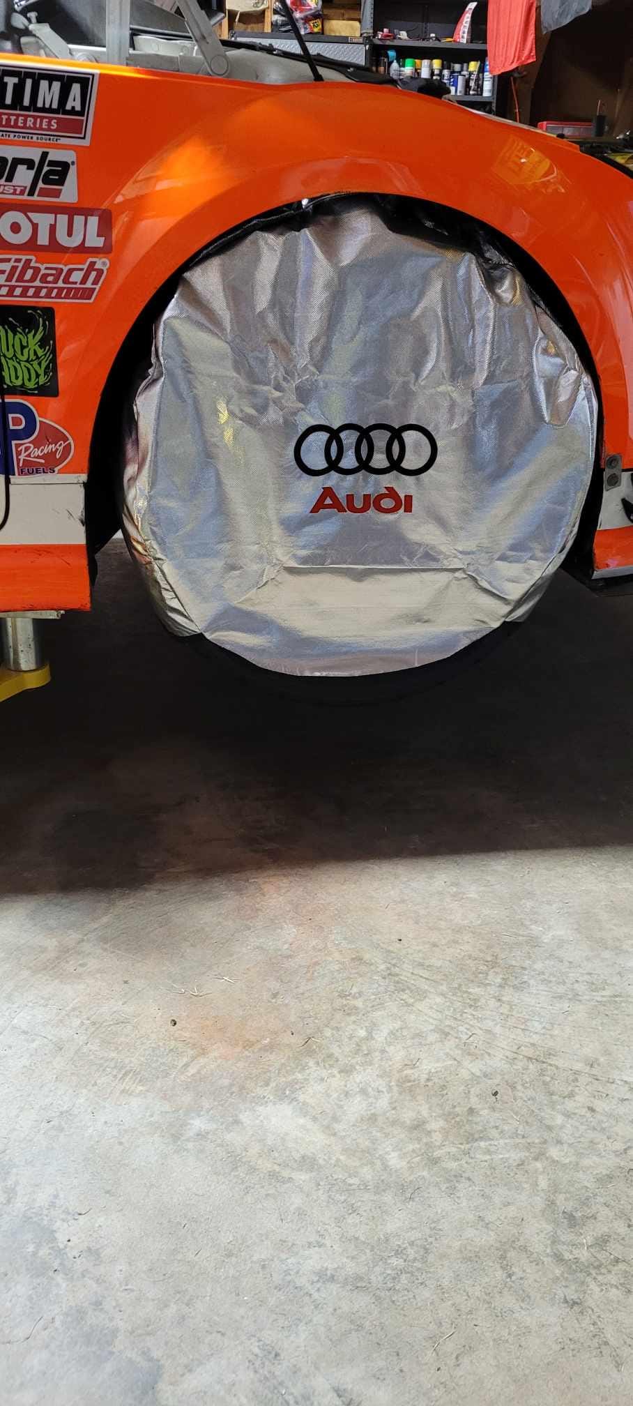 Reflective Race Car Tire Cover: Solar Protection, Elastic Fit