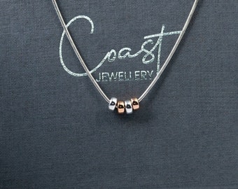 40th Birthday Necklace | Silver Snake Chain Necklace