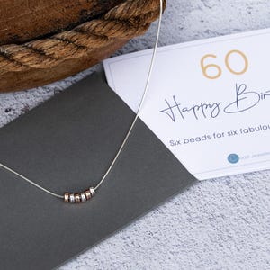 60-årspresenter till kvinnor | 60-årshalsband | Presentidéer i sterlingsilver till henne