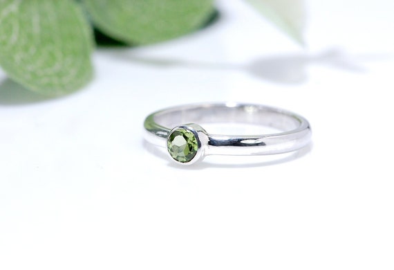 Sterling silver august birthstone ring deals