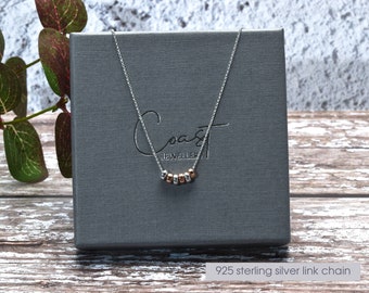 60th Birthday Necklace | Sterling Silver Gift Ideas for Her