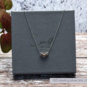 50th Birthday Gift for Women | 50th Birthday Necklace | Sterling Silver Gift Ideas for Her