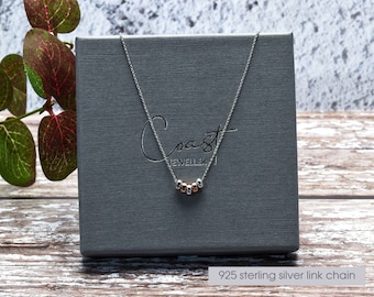 50th Birthday Gift for Women | 50th Birthday Necklace | Sterling Silver Gift Ideas for Her