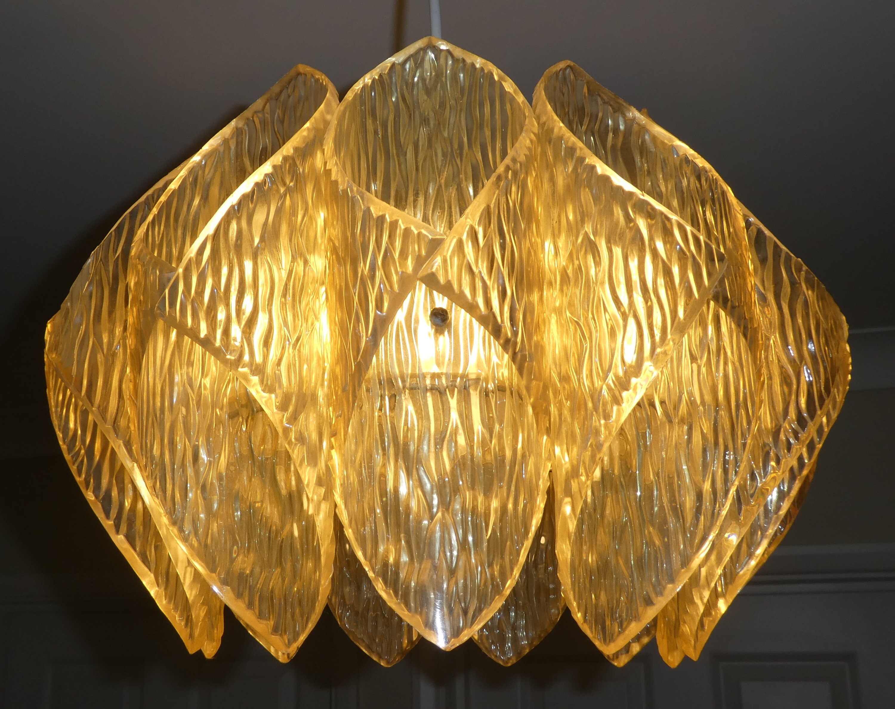 Lucite Pendant Light Etsy UK