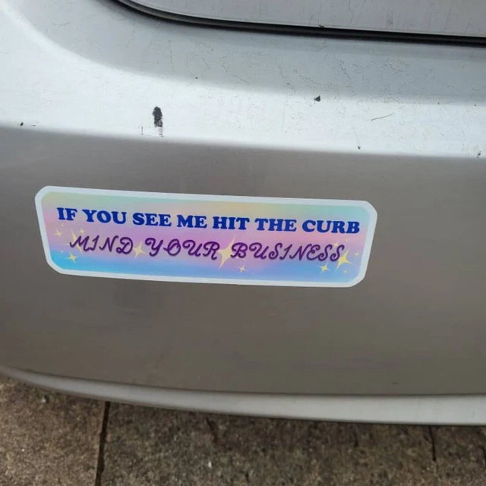 Mind Your Business Funny Bumper Sticker 8x2in UV Proof Etsy