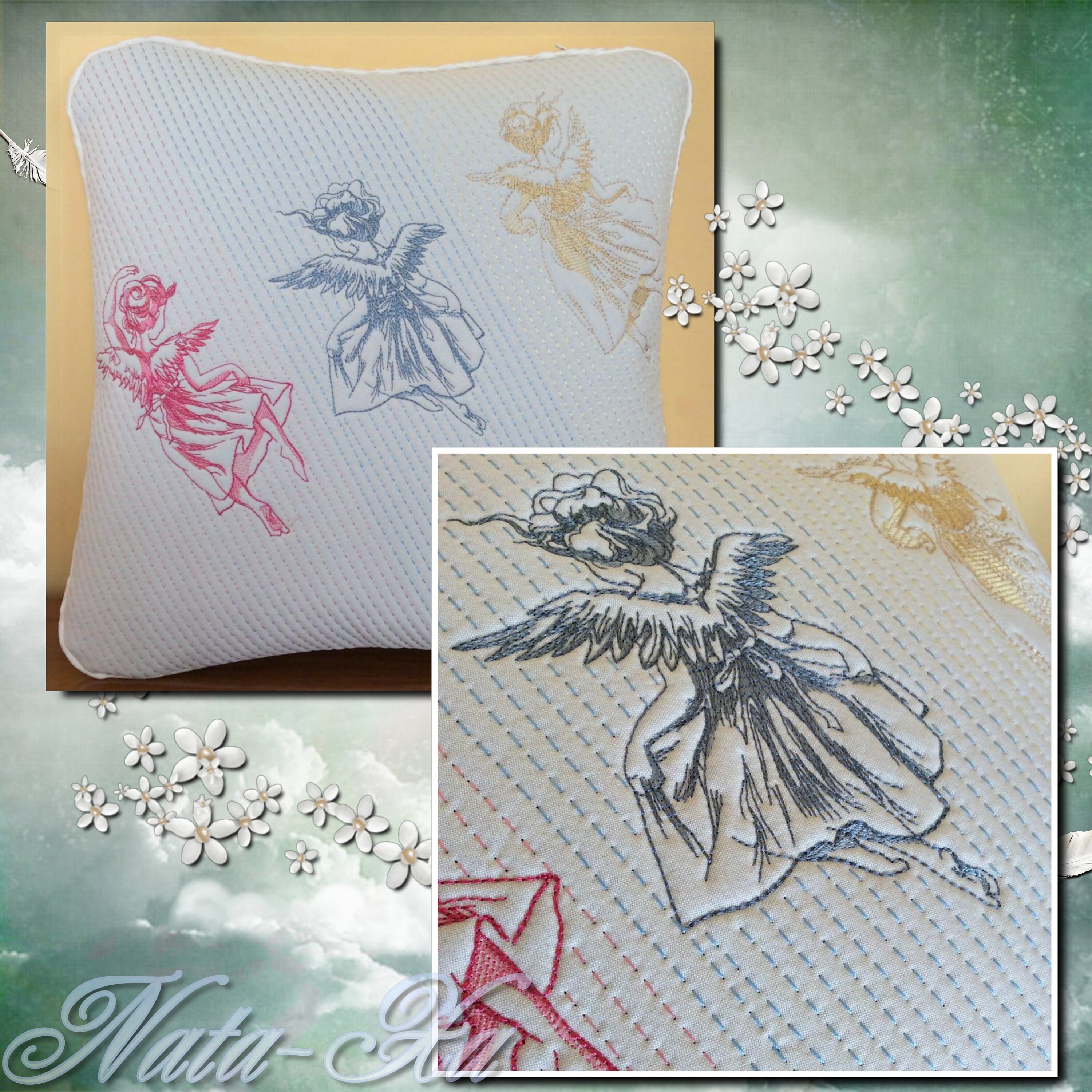 Angels. Set of Machine embroidery designs. Etsy