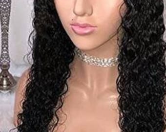 Wet And Wavy 4x4 Lace Closure Wig For Black Women Curly Water Wave Virgin Lace Front Human Hair Wigs Pre Plucked With Baby Hair20 Inches Wet And Wavy 4x4 Lace Closure Wig For Black Women Curly Water Wave Virgin Lace Front Human Hair Wigs Pre Plucked With Baby Hair20 Inches