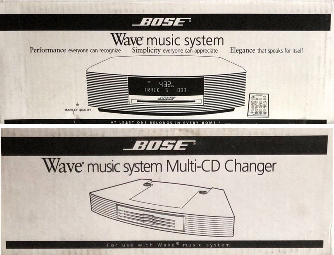 Brand New Vintage Bose Wave Music System and Multi-cd Brand New Vintage Bose Wave Music System and Multi-cd