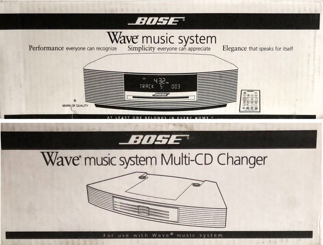 Brand New Vintage Bose Wave Music System and Multi-cd
