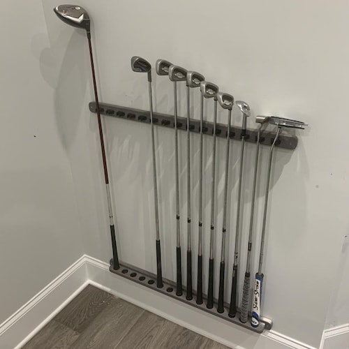 Golf Club Wall Mount. Golf Club Wall Display. Golf Club Etsy Canada