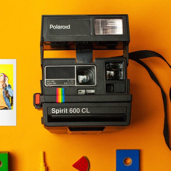 Polaroid Spirit 600 コンパクトフィルムカメラ　NHKロゴ Polaroid Spirit 600 コンパクトフィルムカメラ NHKロゴ