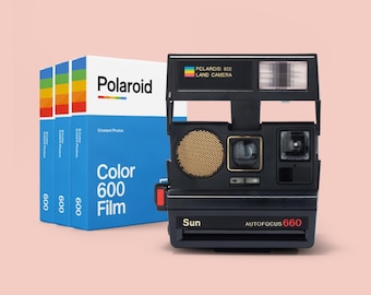 ヴィンテージ ポラロイド OneStep SX-70 ホワイトレインボーストライプ