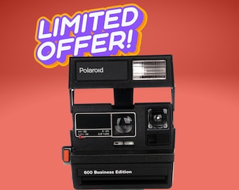 ポラロイド クールカム 600 インスタントフィルムカメラ 赤と黒の