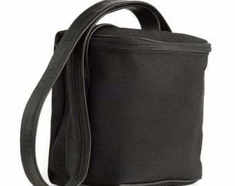 Bolsa para câmera Polaroid vintage preta, estojo para câmera instantânea com alça, bolsa de viagem retrô Polaroid, estojo protetor para guardar câmeras.