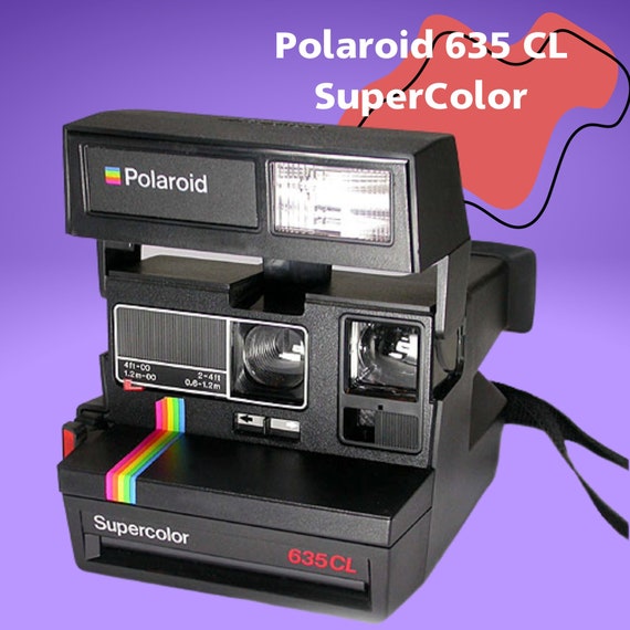 Macchina fotografica istantanea polaroid 635 cl supercolor, macchina  fotografica polaroid arcobaleno, macchina fotografica vintage -  Italia