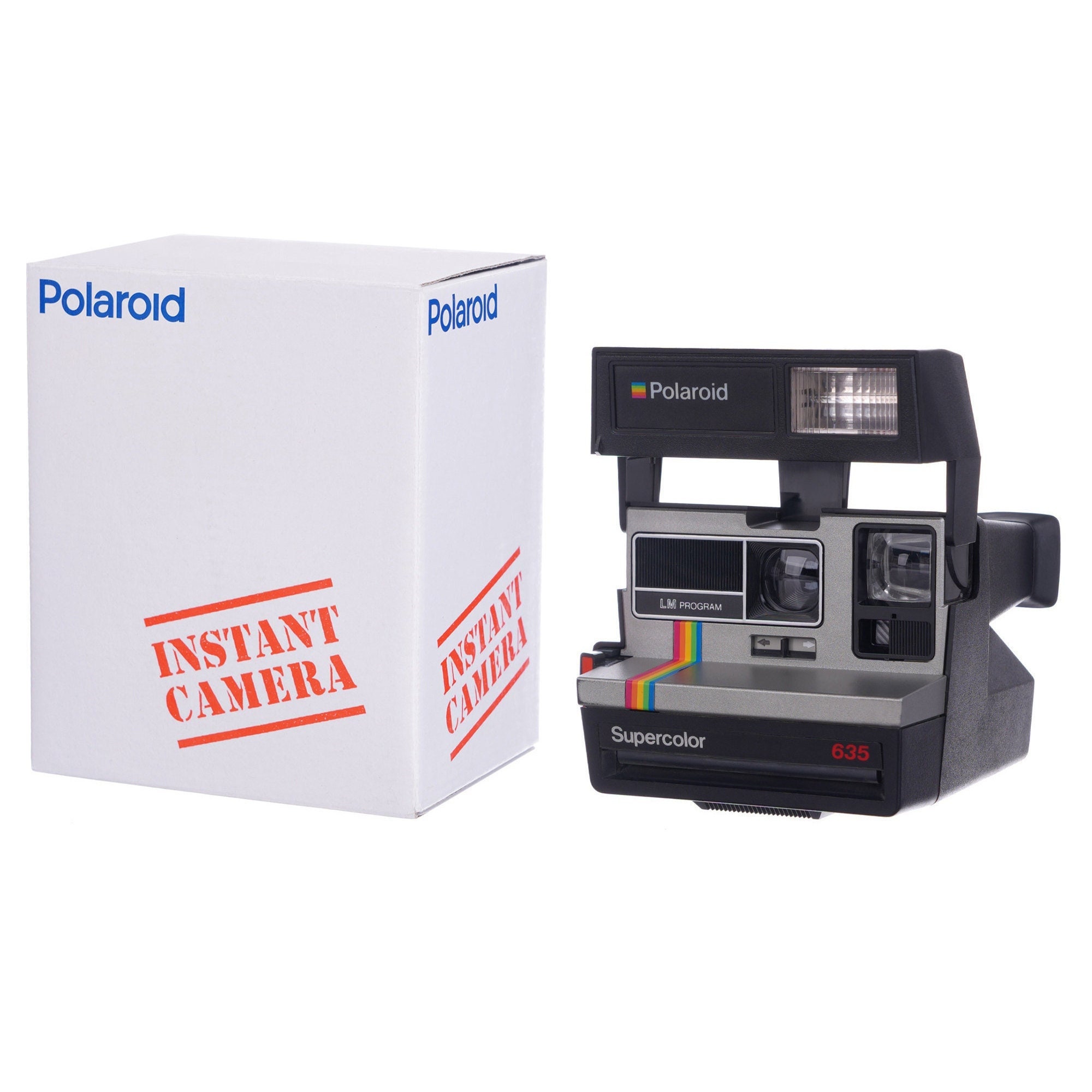 Polaroid Supercolor 635 Instant Camera With Pack of New Polaroid
