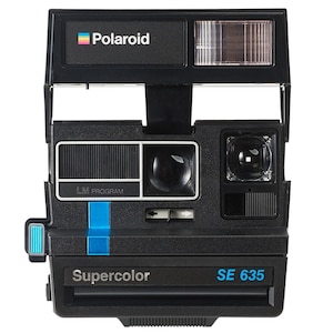 Custom camera, Polaroid supercolor 635 se, vintage polaroid camera, instant perfectly workoing camera, retro camera, gift for photographer,