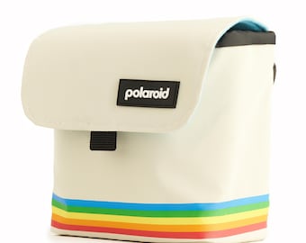 Bolsa para Câmera Polaroid | Estojo Transversal Retrô Arco-Íris para Câmera | Bolsa para Câmera Instantânea Estilo Vintage | Bolsa Protetora de Ombro para Câmera