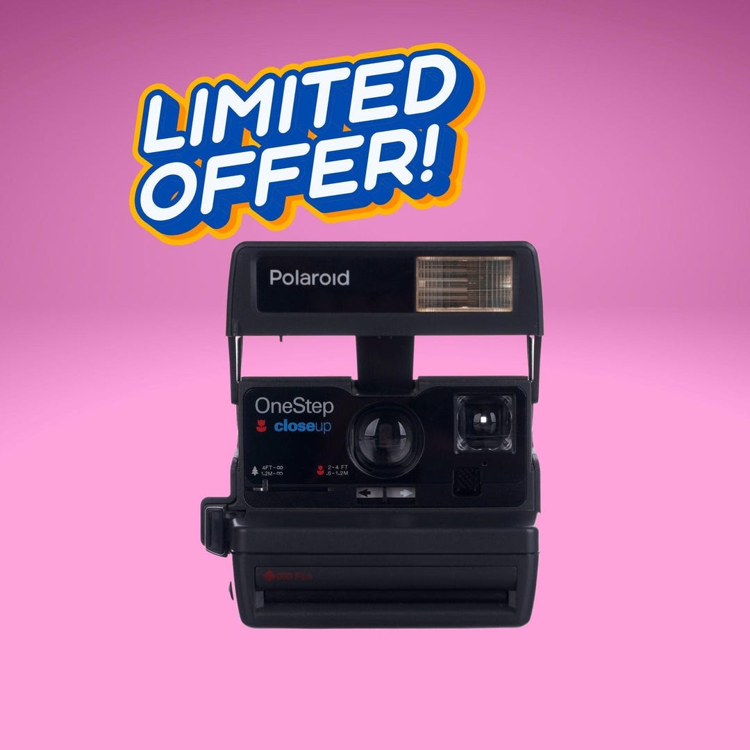 Polaroid One Step Close up 636 Vintage Instant Camera - Fully