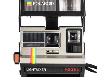 Custom camera, polaroid 600, polaroid 630 sl lightmixer, polaroid supercolor, polaroid camera, vintage polaroid, instant camera