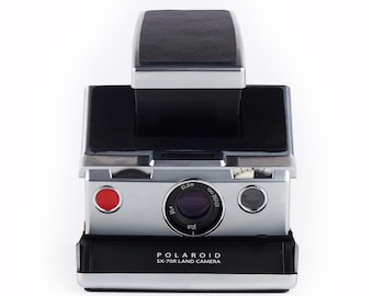 Refurbished polaroid sx-70 instant film camera  bluetooth glass lens upgraded pcb works with sx-70  600 film
