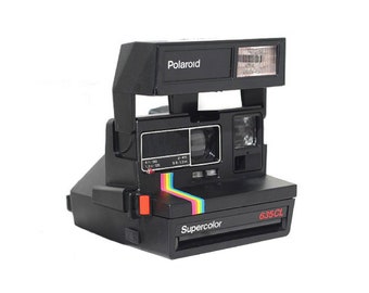 Polaroid 600, polaroid 635 cl, polaroid supercolor, polaroid camera, vintage polaroid, instant camera