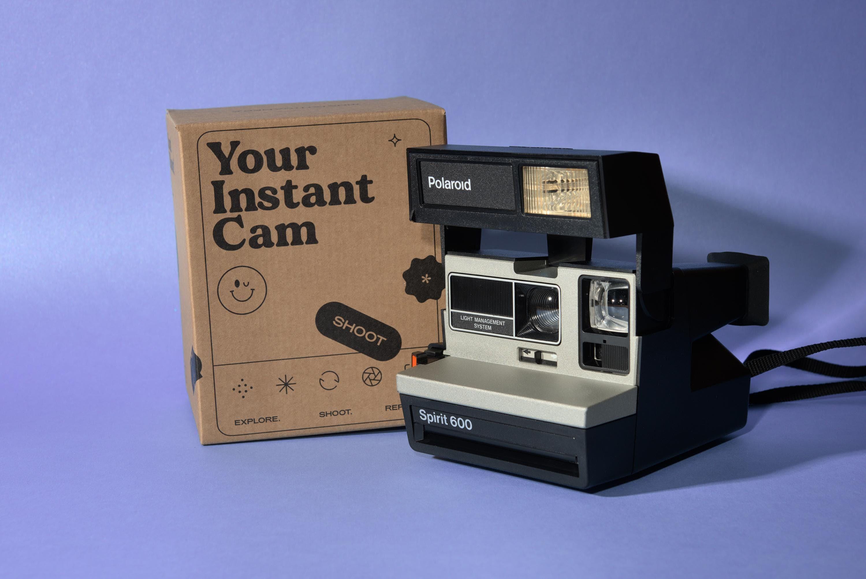 Polaroid Spirit 600 Silver | Vintage Instant Film Camera | 80s