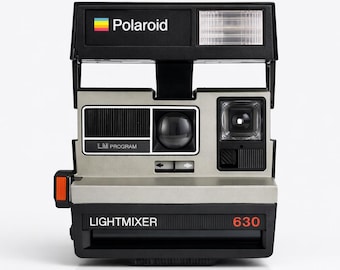 Câmera personalizada, Polaroid 630 SL Lightmixer LM Program vintage - câmera instantânea de filme 600 com flash automático, charme retrô da fotografia